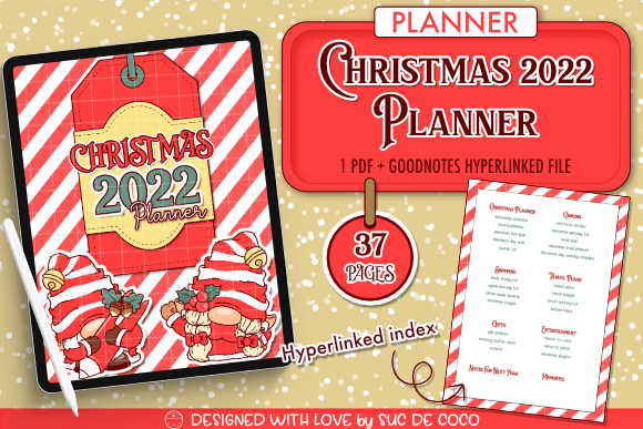 Download CHRISTMAS 2022 DIGITAL PLANNER - Digital planner Collection