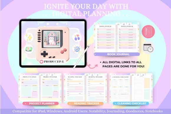 Download Digital Planner for Ipad, Goodnotes - Digital planner Collection