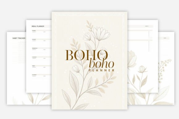 Download Boho Boho Minimalist Planner Template - Premium Resources