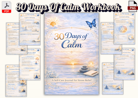 Download 30 Days of Calm – Guided Journal - Premium Resources