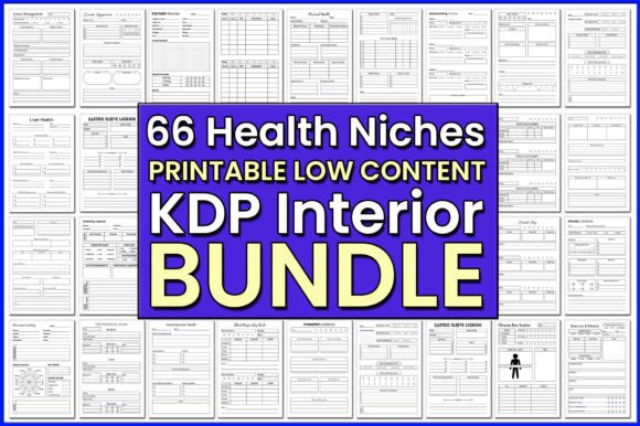 Download 66 Printable Low Content KDP Interior Bu - Premium Resources