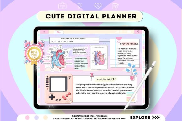 Download Undated Digital Planner - Digital planner Collection