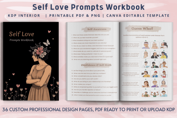 Download Self Love Prompts Workbook - Premium Resources
