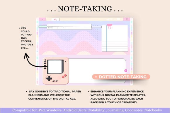 Download Undated Digital Planner Goodnotes - Digital planner Collection