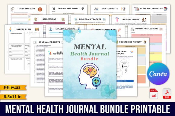 Download Mental Health Journal Bundle - Premium Resources